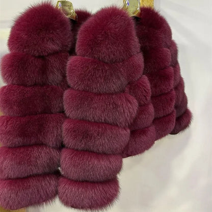 Damen Kurzjacke aus Kunstpelz, Winter Warmes Plüschjacke, Langarm Felljacke