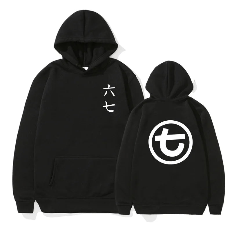Unisex Kapuzenpullover mit Kängurutasche und Front-/Rückenprint
