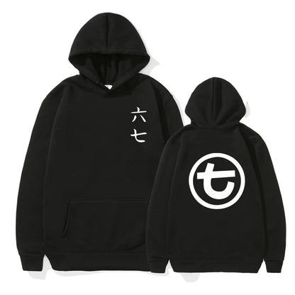 Unisex Kapuzenpullover mit Kängurutasche und Front-/Rückenprint