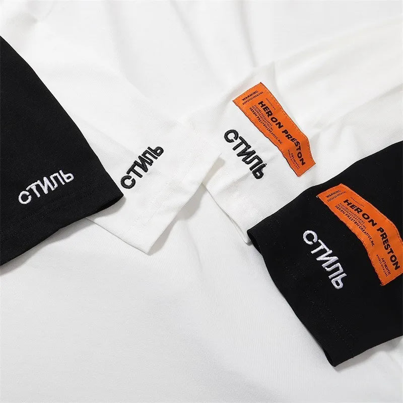 Unisex Langarmshirt Rollkragen Schwarz oder Weiß