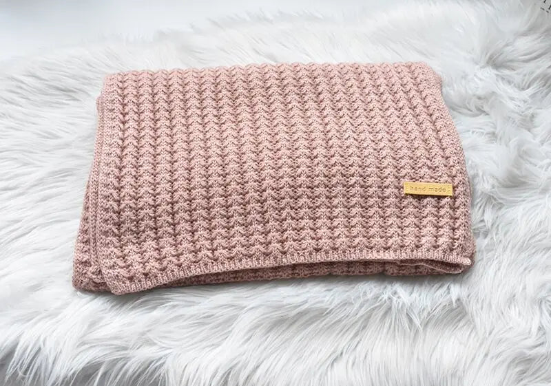 Gerippter Strickschal für Winter, breiter Rippstrick, verschiedene Farben