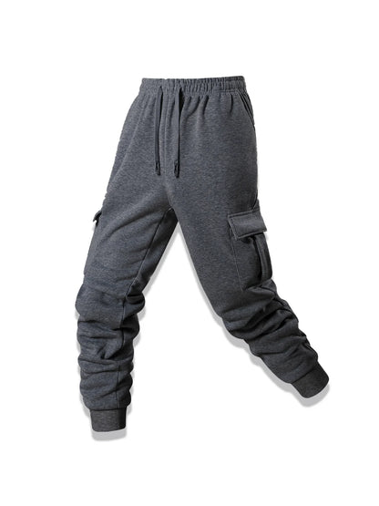 Unisex Cargo Jogginghose mit Taschen und Kordelzug