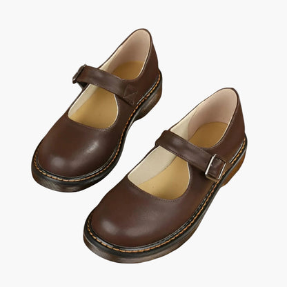 Damen Mary Jane Schuhe – Klassische Riemchen Halbschuhe für Alltag und Freizeit