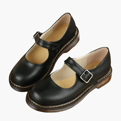 Damen Mary Jane Schuhe – Klassische Riemchen Halbschuhe für Alltag und Freizeit