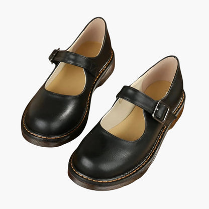 Damen Mary Jane Schuhe – Klassische Riemchen Halbschuhe für Alltag und Freizeit