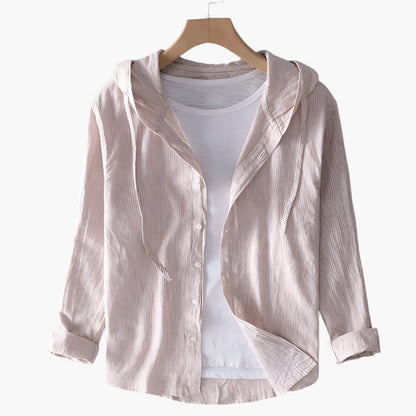 Damen Kapuzenbluse mit Knopfleiste – lässiges Overshirt für Strand, Stadt & Urlaub