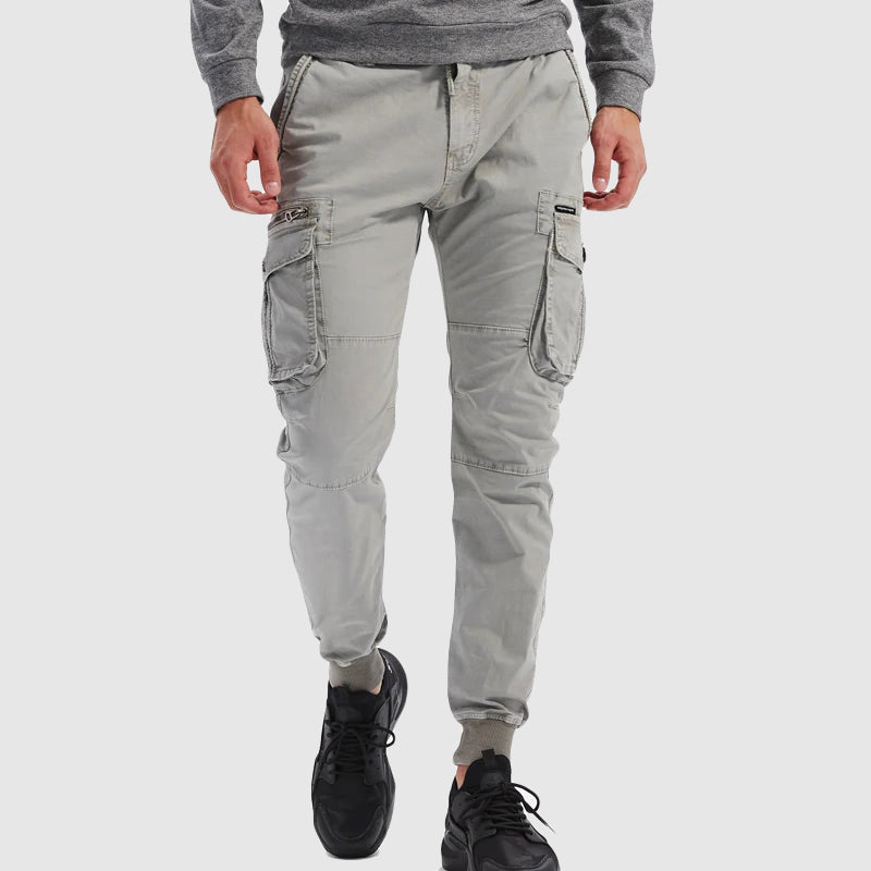 Herren Cargo Jogginghose mit Taschen – Taktische Freizeithose für Outdoor und Alltag