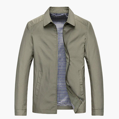 Herren Business Übergangsjacke mit Stehkragen – Eleganter Freizeit-Look, Büro & Alltag