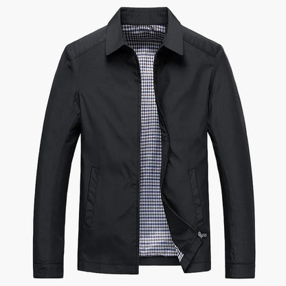 Herren Business Übergangsjacke mit Stehkragen – Eleganter Freizeit-Look, Büro & Alltag