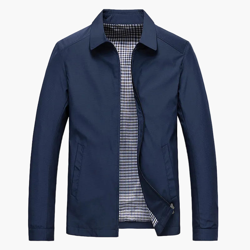 Herren Business Übergangsjacke mit Stehkragen – Eleganter Freizeit-Look, Büro & Alltag
