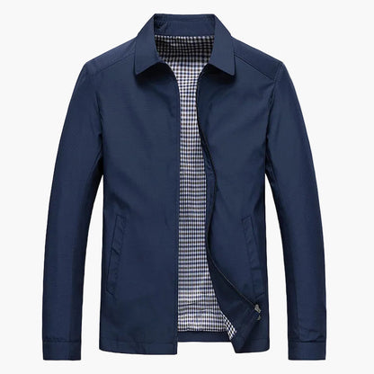 Herren Business Übergangsjacke mit Stehkragen – Eleganter Freizeit-Look, Büro & Alltag