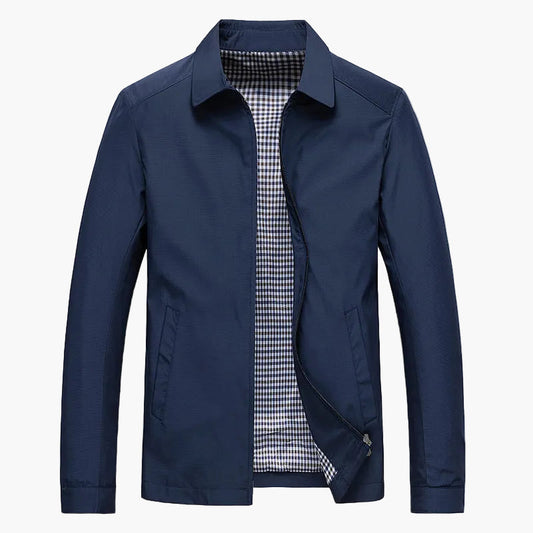 Herren Business Übergangsjacke mit Stehkragen – Eleganter Freizeit-Look, Büro & Alltag