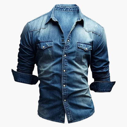 Herren Jeanshemd Slim Fit – Lässiger Style für Alltag & Freizeit