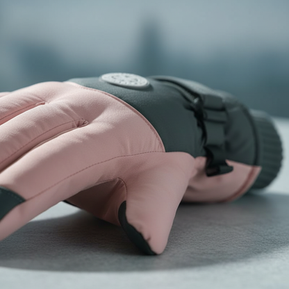 Winterhandschuhe für Schnee mit Touchscreen-Funktion und verstellbarem Riemen