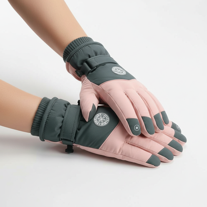 Winterhandschuhe für Schnee mit Touchscreen-Funktion und verstellbarem Riemen
