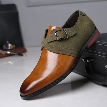 Herren Business-Monkstrap Loafer – Eleganter Zweiriemer für Büro & Events
