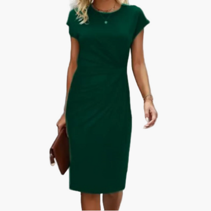 Damen Business Etuikleid Elegant Kurzarm – Perfekt für Büro & Abendanlässe