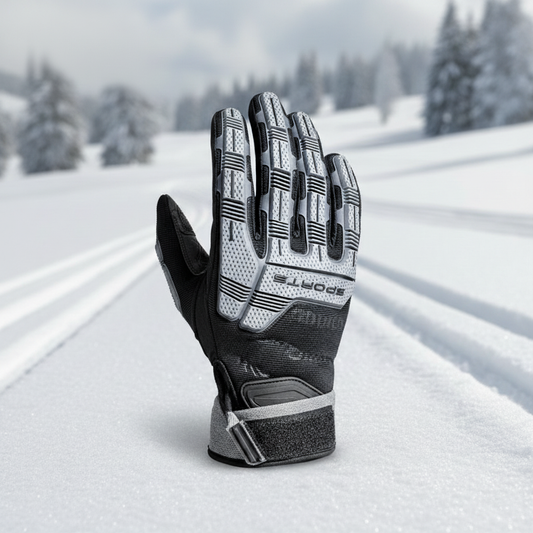 Unisex Winterhandschuhe mit Polsterung und Klettverschluss