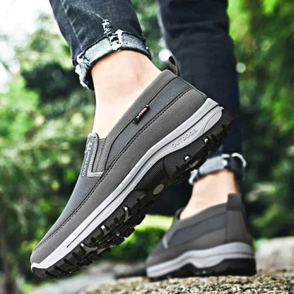 Herren Slip-On Freizeitschuhe Outdoor Komfort Mokassins für Alltag und Spaziergänge