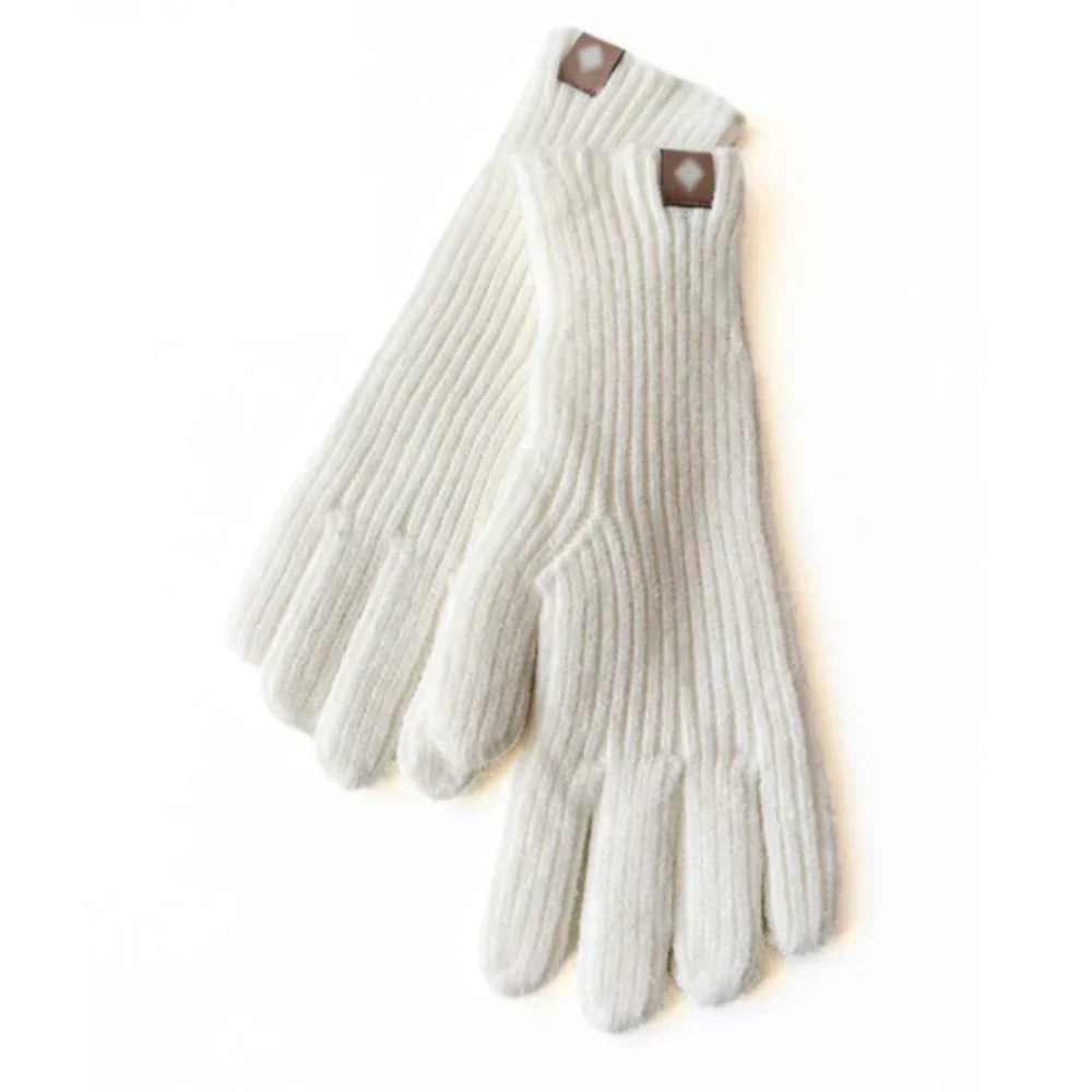 Unisex Strickhandschuhe Gerippt Warm Winter Handschuhe mit Etikett