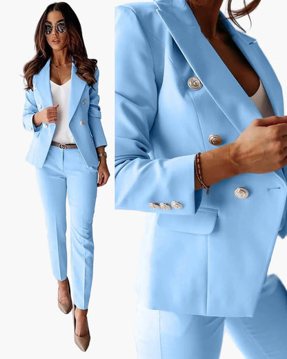 Damen Business Anzug Set – Elegantes Blazer & Hose Ensemble, Modernes Tailoring für Büro & Anlass