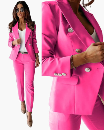 Damen Business Anzug Set – Elegantes Blazer & Hose Ensemble, Modernes Tailoring für Büro & Anlass