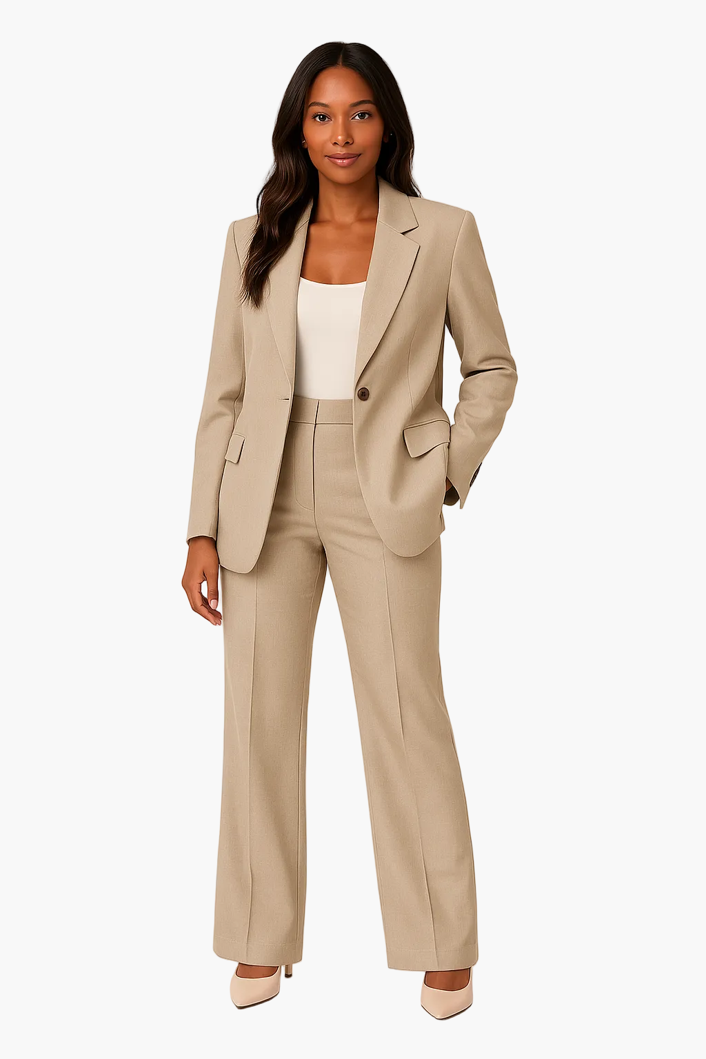 Eleganter Damen-Hosenanzug für Business und Formelle Anlässe