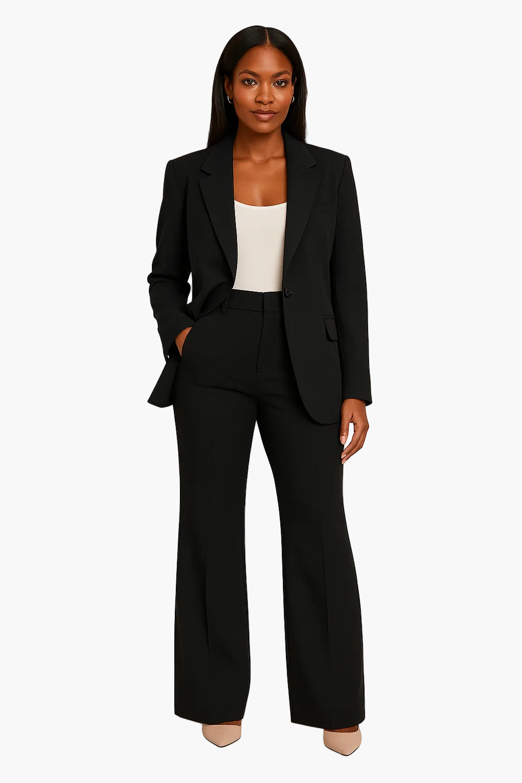 Eleganter Damen-Hosenanzug für Business und Formelle Anlässe