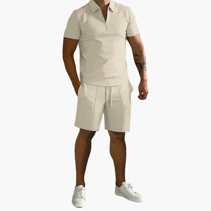 Herren Polo & Shorts Set – Modernes, Smart-Casual Sommer Outfit für Freizeit & Events