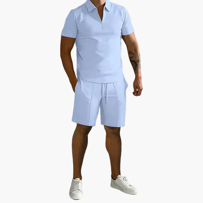 Herren Polo & Shorts Set – Modernes, Smart-Casual Sommer Outfit für Freizeit & Events