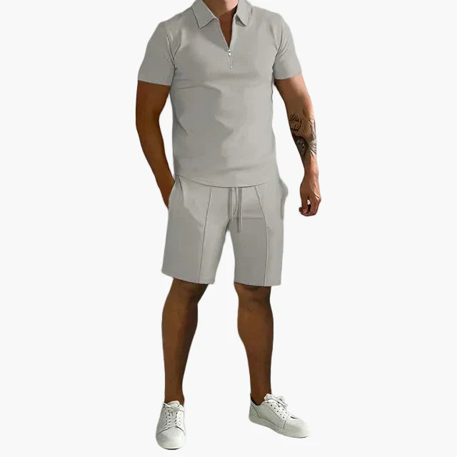 Herren Polo & Shorts Set – Modernes, Smart-Casual Sommer Outfit für Freizeit & Events