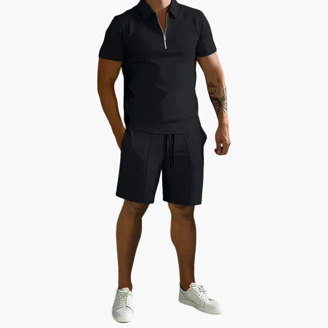 Herren Polo & Shorts Set – Modernes, Smart-Casual Sommer Outfit für Freizeit & Events