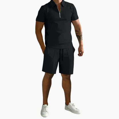 Herren Polo & Shorts Set – Modernes, Smart-Casual Sommer Outfit für Freizeit & Events