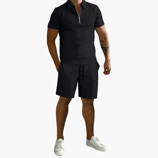 Herren Polo & Shorts Set – Modernes, Smart-Casual Sommer Outfit für Freizeit & Events