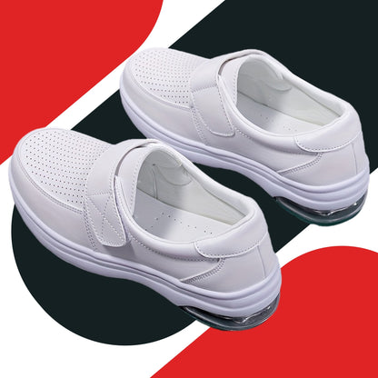 Damen Komfort-Slipper mit Luftpolster und Klettverschluss – Ideal für Beruf und Freizeit