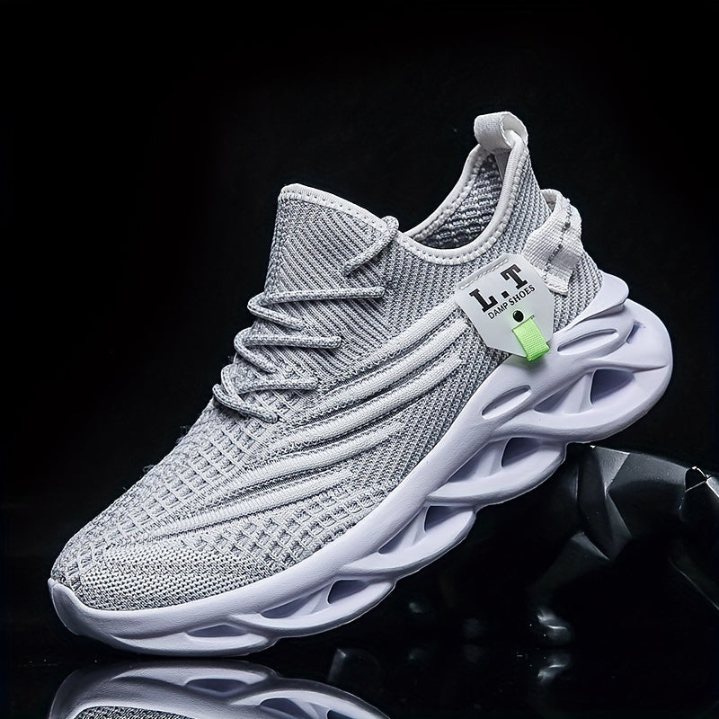 Herren Sneaker Sportliche Laufschuhe mit Atmungsaktivem Design und Modischer Sohle