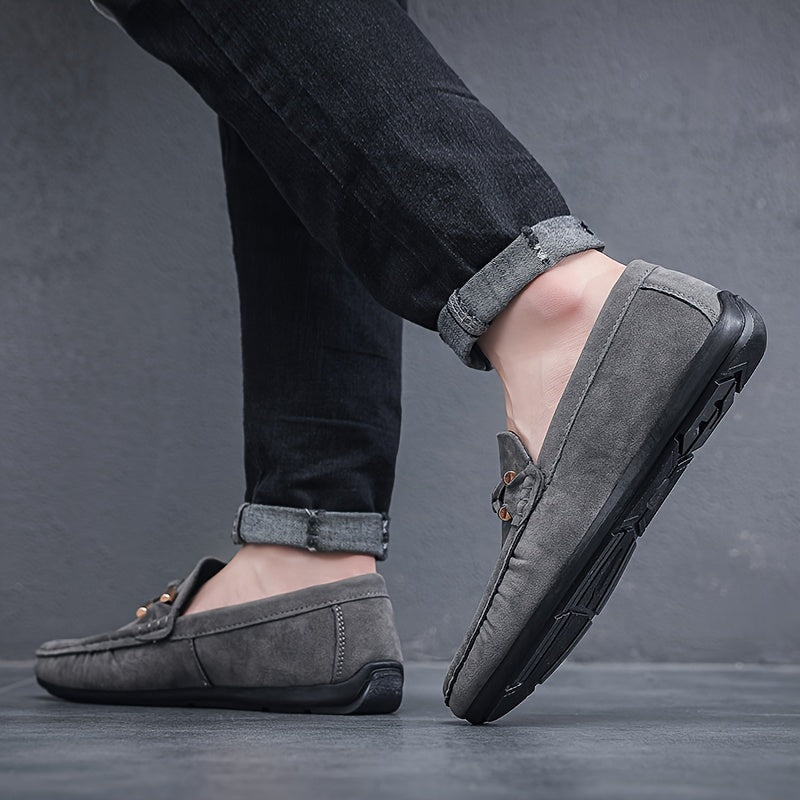 Herren Mokassins Slip-On Elegant Freizeit Loafer Schuhe – Komfortabel für Alltag & Büro
