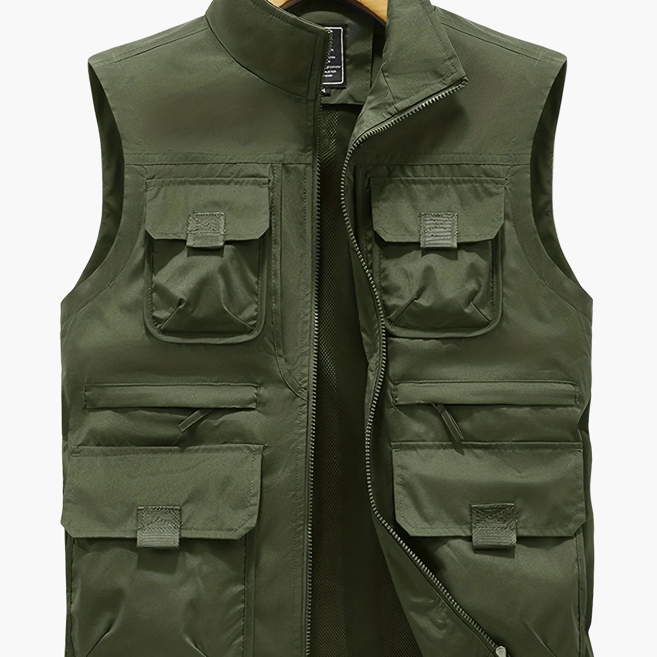 Herren Outdoor Weste mit Mehreren Taschen – Funktionelle Freizeit- und Angelweste