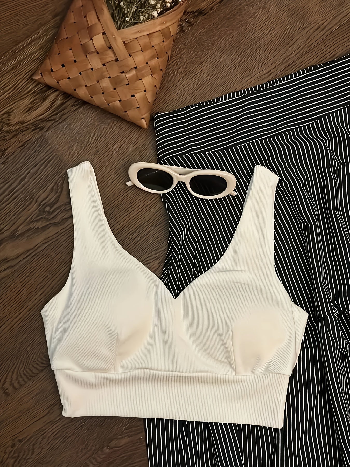 Damen Resort Style Set – Elegantes Zweiteiler-Outfit mit Top und Maxi-Rock, Freizeit & Urlaub