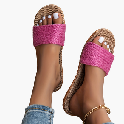 Damen Sommer Pantoletten Komfort Casual Hausschuhe – Modische Slipper für Freizeit und Alltag