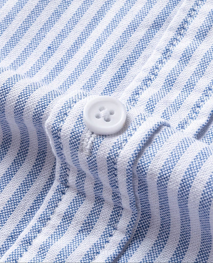 Herren Freizeit-Hemd mit Streifenmuster – Lässiger Style für Alltag und Wochenende