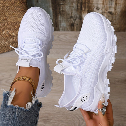 Damen Sneaker Sportlich Bequem Alltag Freizeit Trendige Turnschuhe