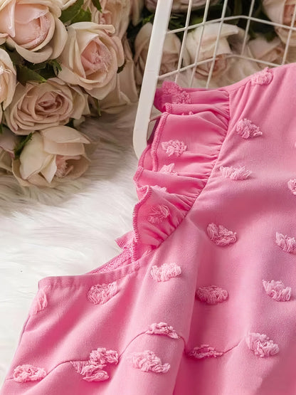 Damen Bluse Elegant mit Volants und Rüschenärmeln – Perfekt für Freizeit & Büro