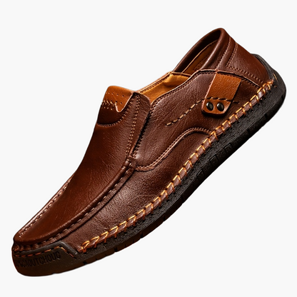 Herren Mokassin-Slipper Vintage Stil – Bequeme Freizeitschuhe für Alltag & Büro