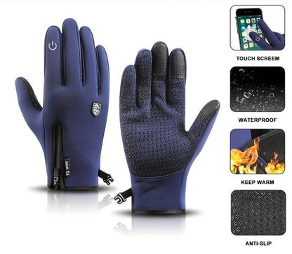 Unisex Thermo Winterhandschuhe für Outdoor, Sport & Alltag – Wasserdicht, Winddicht, Touchscreen