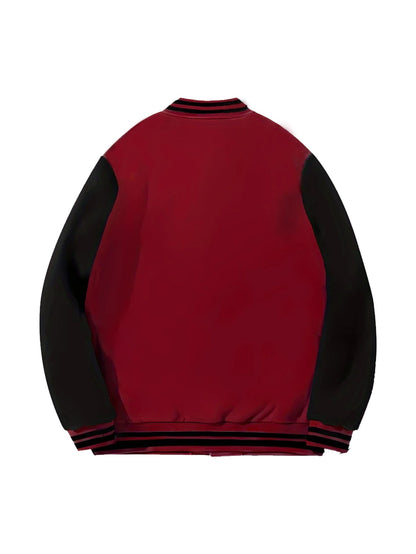 Baseballjacke und Trainingshose Set für Herren - Sportanzug mit "Los Angeles" Schriftzug