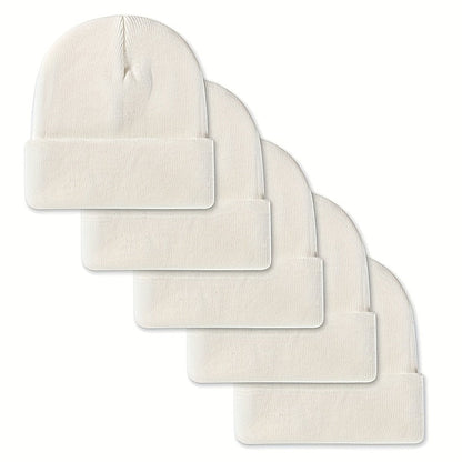 Unisex Beanie Mütze Strickmütze gerippt in verschiedenen Farben