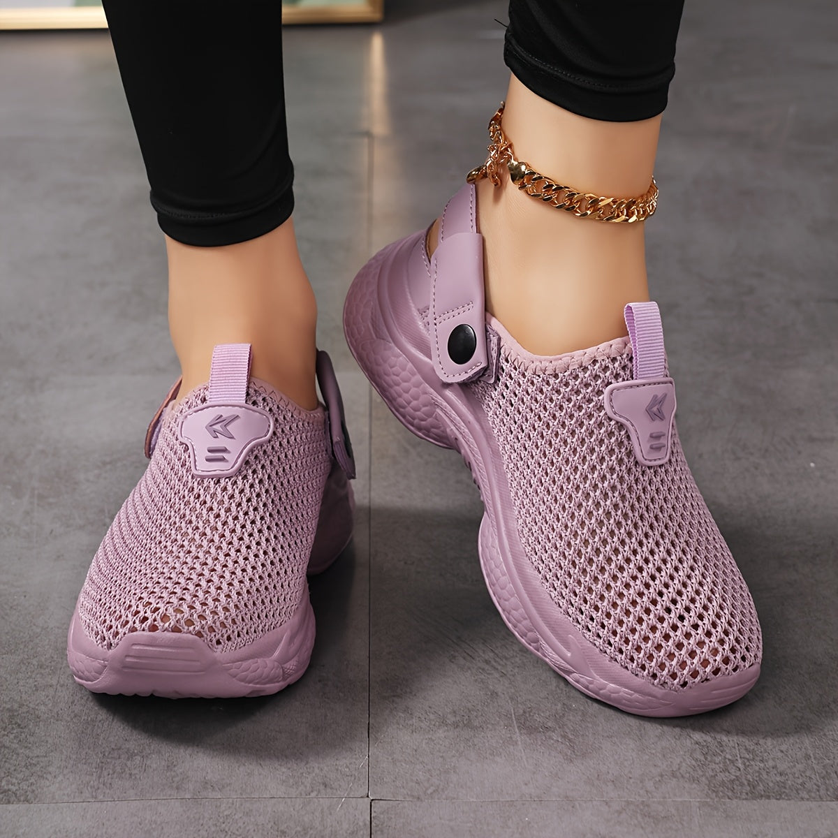 Damen Slip-On Sportliche Clogs – Bequeme Freizeitschuhe mit Fersenriemen