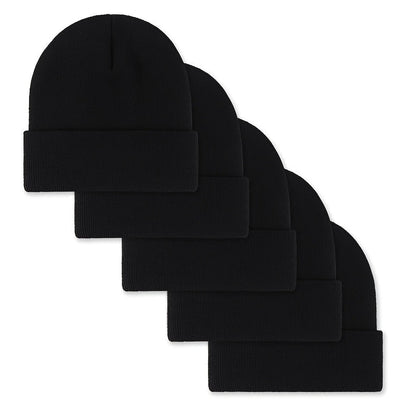 Unisex Beanie Mütze Strickmütze gerippt in verschiedenen Farben