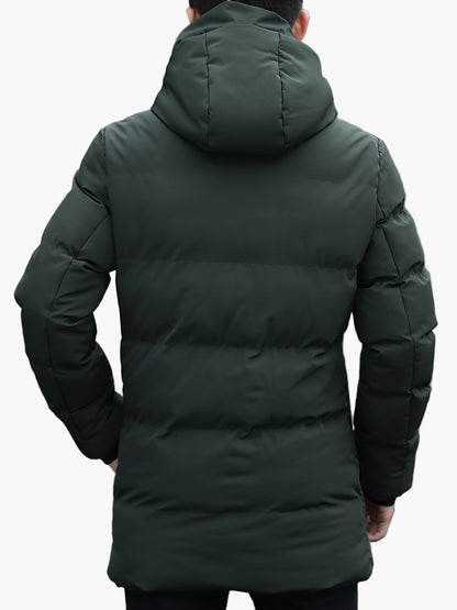 Herren Winter Steppjacke mit Kapuze – Modische Alltag & Freizeitjacke